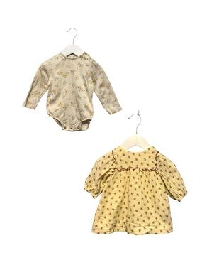 ⭐️ 5/$30 Zara Kids Floral Bundle (x2) size 6-9M